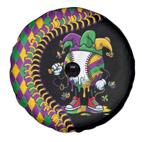 Dripping Baseball Mardi Gras Spare Tire Cover Throw me Something Mister!