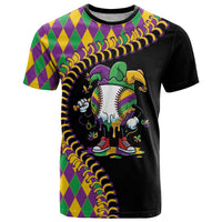 Dripping Baseball Mardi Gras T Shirt Throw me Something Mister!