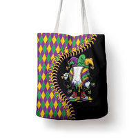 Dripping Baseball Mardi Gras Tote Bag Throw me Something Mister!