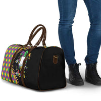 Dripping Baseball Mardi Gras Travel Bag Throw me Something Mister!