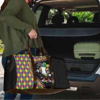 Dripping Baseball Mardi Gras Travel Bag Throw me Something Mister!
