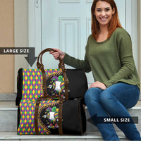 Dripping Baseball Mardi Gras Travel Bag Throw me Something Mister!
