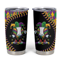Dripping Baseball Mardi Gras Tumbler Cup Throw me Something Mister!