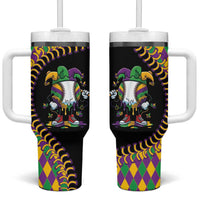 Dripping Baseball Mardi Gras Tumbler With Handle Throw me Something Mister!