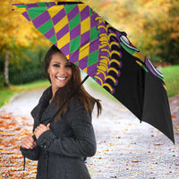 Dripping Baseball Mardi Gras Umbrella Throw me Something Mister!