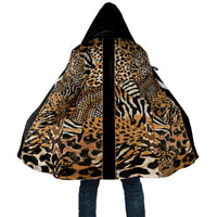 Proud Black Nurse RN Cloak African Stethoscope Animal Skins Pattern