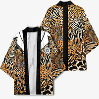 Proud Black Nurse RN Kimono African Stethoscope Animal Skins Pattern