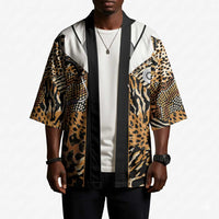 Proud Black Nurse RN Kimono African Stethoscope Animal Skins Pattern