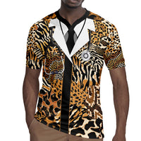 Proud Black Nurse RN Rugby Jersey African Stethoscope Animal Skins Pattern