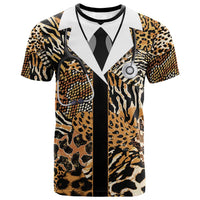 Proud Black Nurse RN T shirt African Stethoscope Animal Skins Pattern