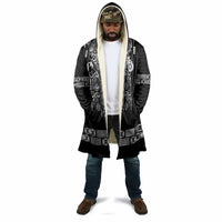 Proud Black Nurse RN Cloak Black African Pattern Stethoscope Dashiki Motif