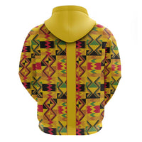 Proud Black Nurse RN Hoodie African Stethoscope Kente Pattern