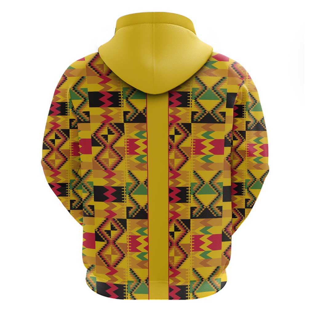 Proud Black Nurse RN Zip Hoodie African Stethoscope Kente Pattern