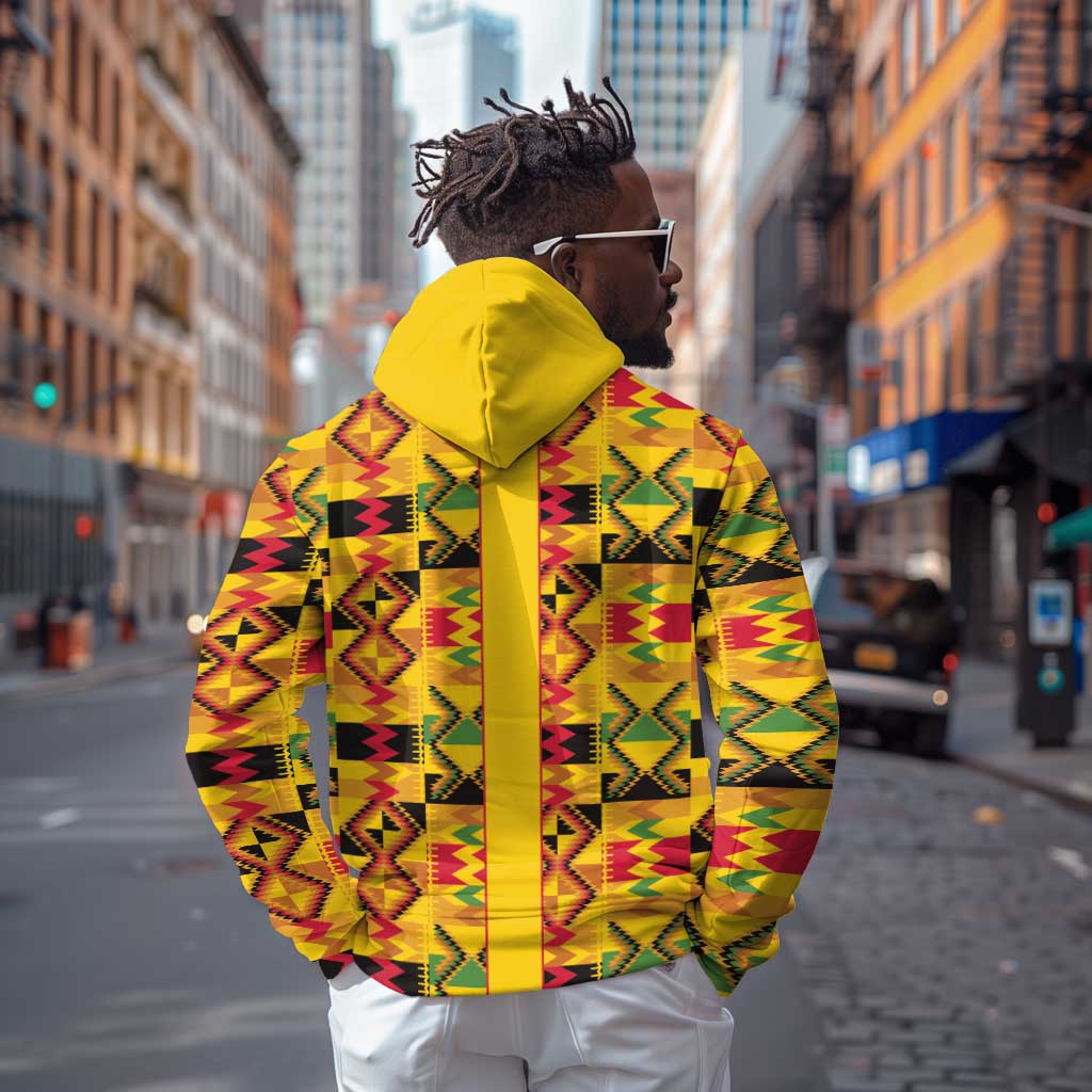 Proud Black Nurse RN Zip Hoodie African Stethoscope Kente Pattern