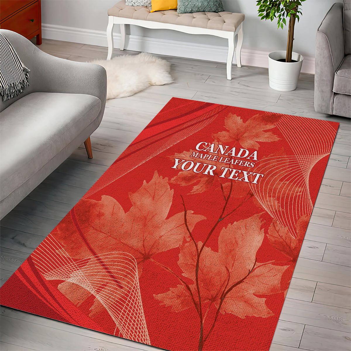 Canada Cricket World Cup 2024 Area Rug Maple Leafers Make Champions LT9 - Wonder Print Shop