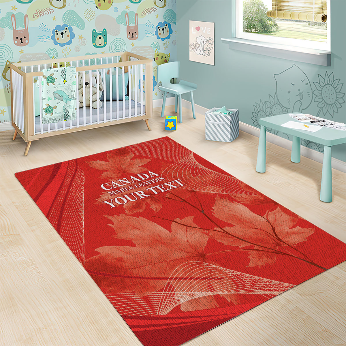 Canada Cricket World Cup 2024 Area Rug Maple Leafers Make Champions LT9 - Wonder Print Shop