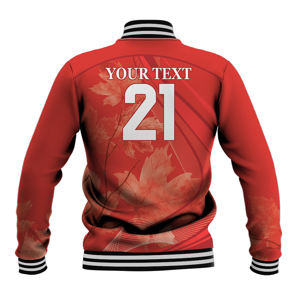 Canada Cricket World Cup 2024 Baseball Jacket Maple Leafers Make Champions LT9 - Wonder Print Shop