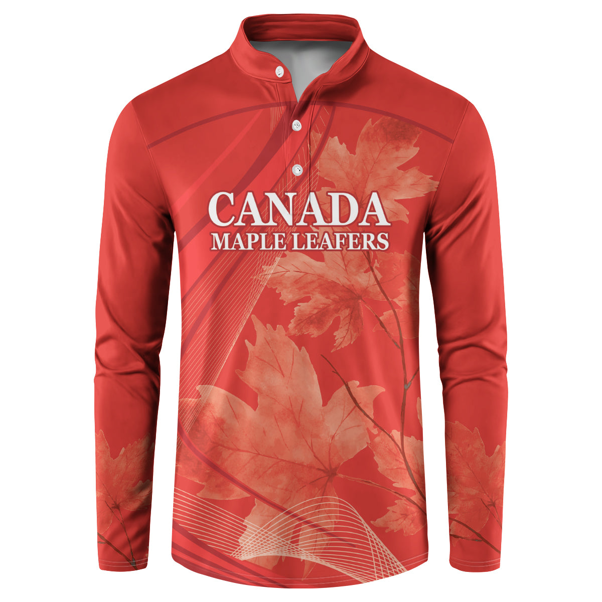 Canada Cricket World Cup 2024 Button Sweatshirt Maple Leafers Make Champions