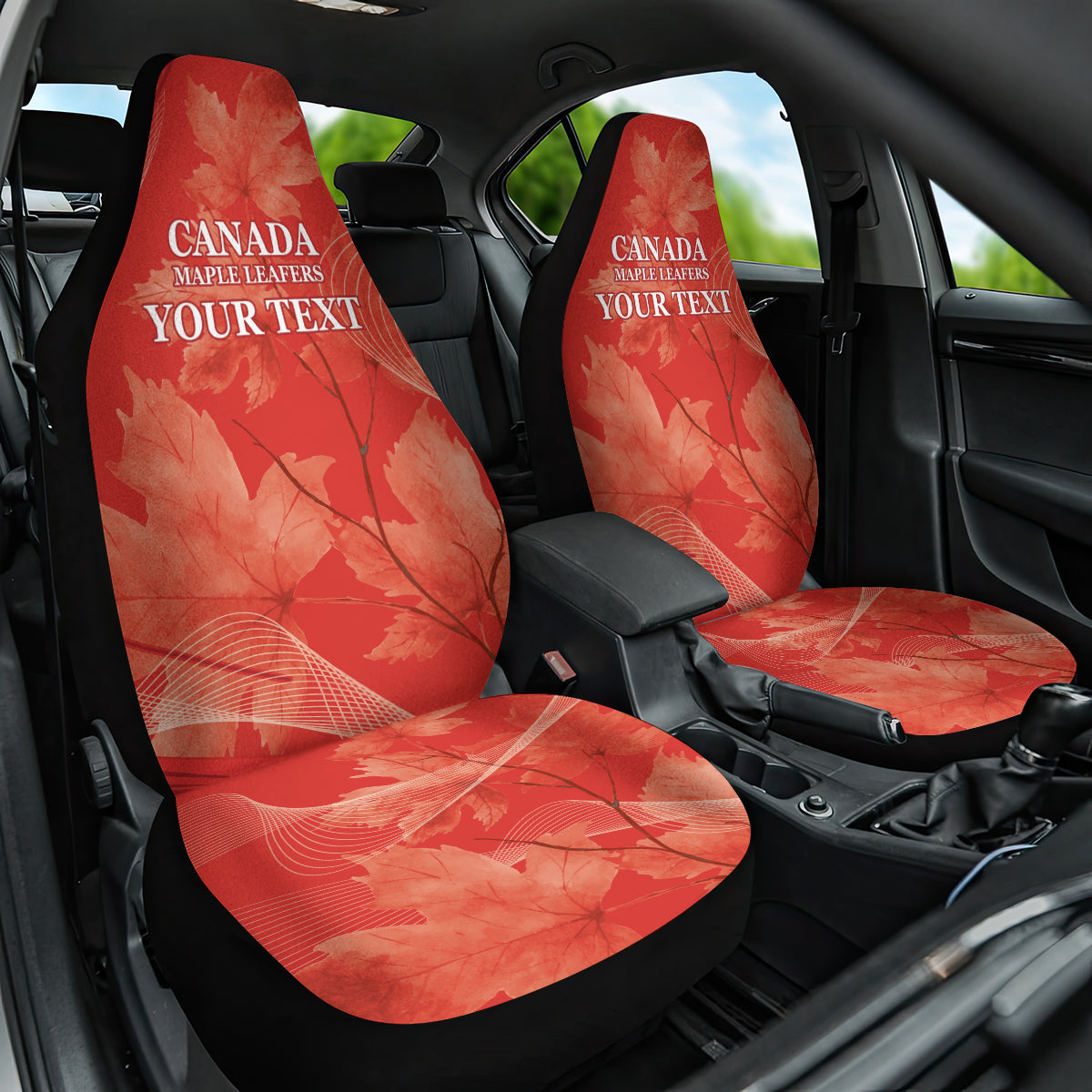 Canada Cricket World Cup 2024 Car Seat Cover Maple Leafers Make Champions