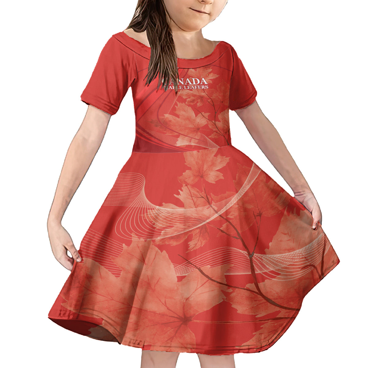 Canada Cricket World Cup 2024 Family Matching Tank Maxi Dress and Hawaiian Shirt Maple Leafers Make Champions - Wonder Print Shop