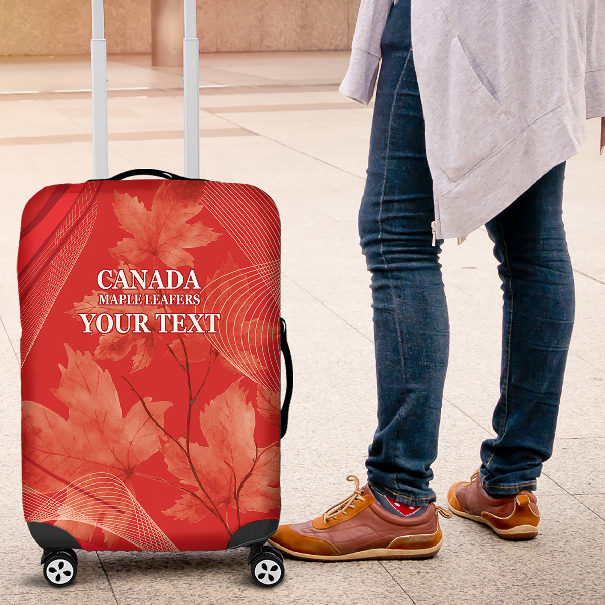 Canada Cricket World Cup 2024 Luggage Cover Maple Leafers Make Champions