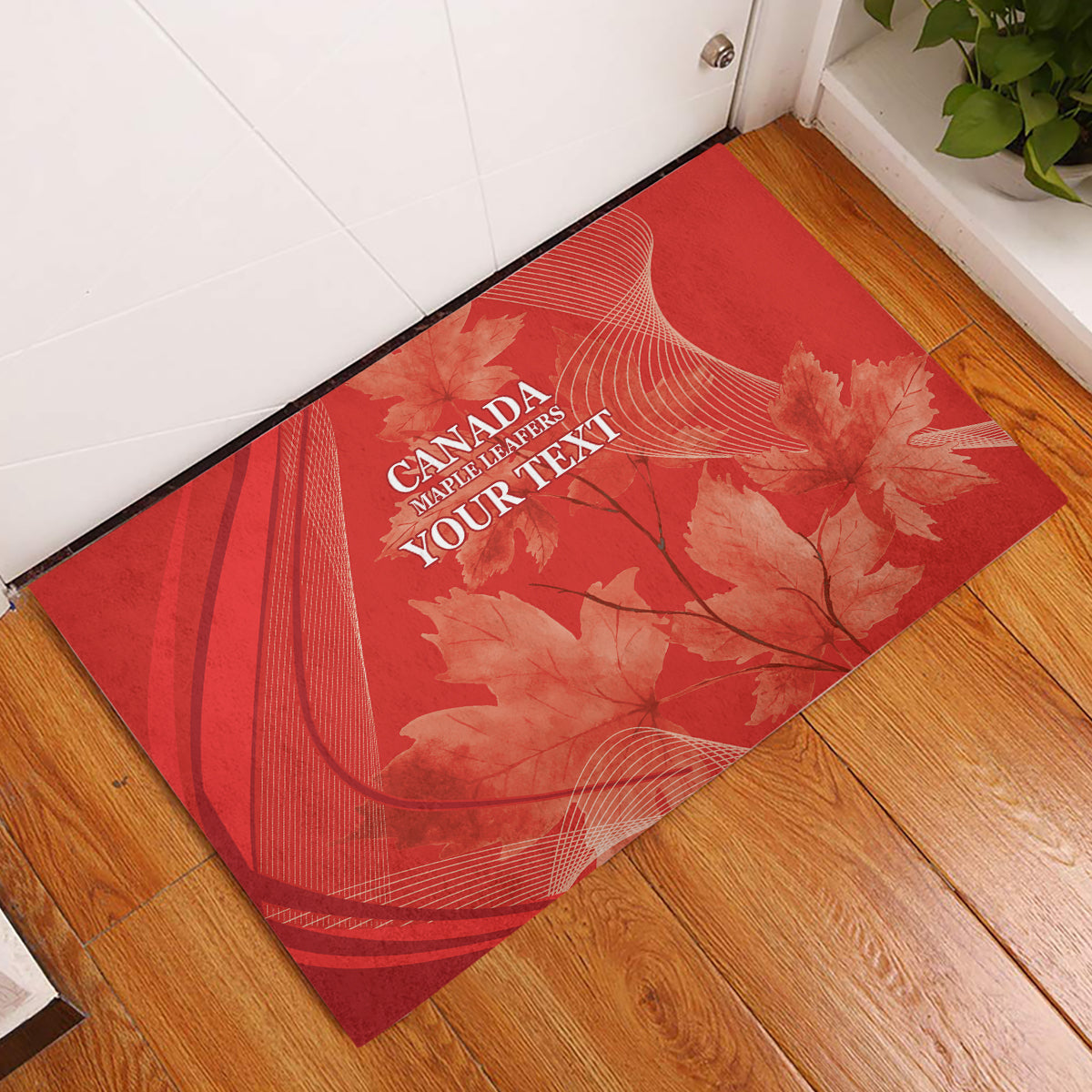 Canada Cricket World Cup 2024 Rubber Doormat Maple Leafers Make Champions - Wonder Print Shop