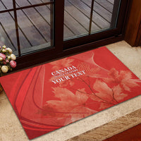 Canada Cricket World Cup 2024 Rubber Doormat Maple Leafers Make Champions - Wonder Print Shop