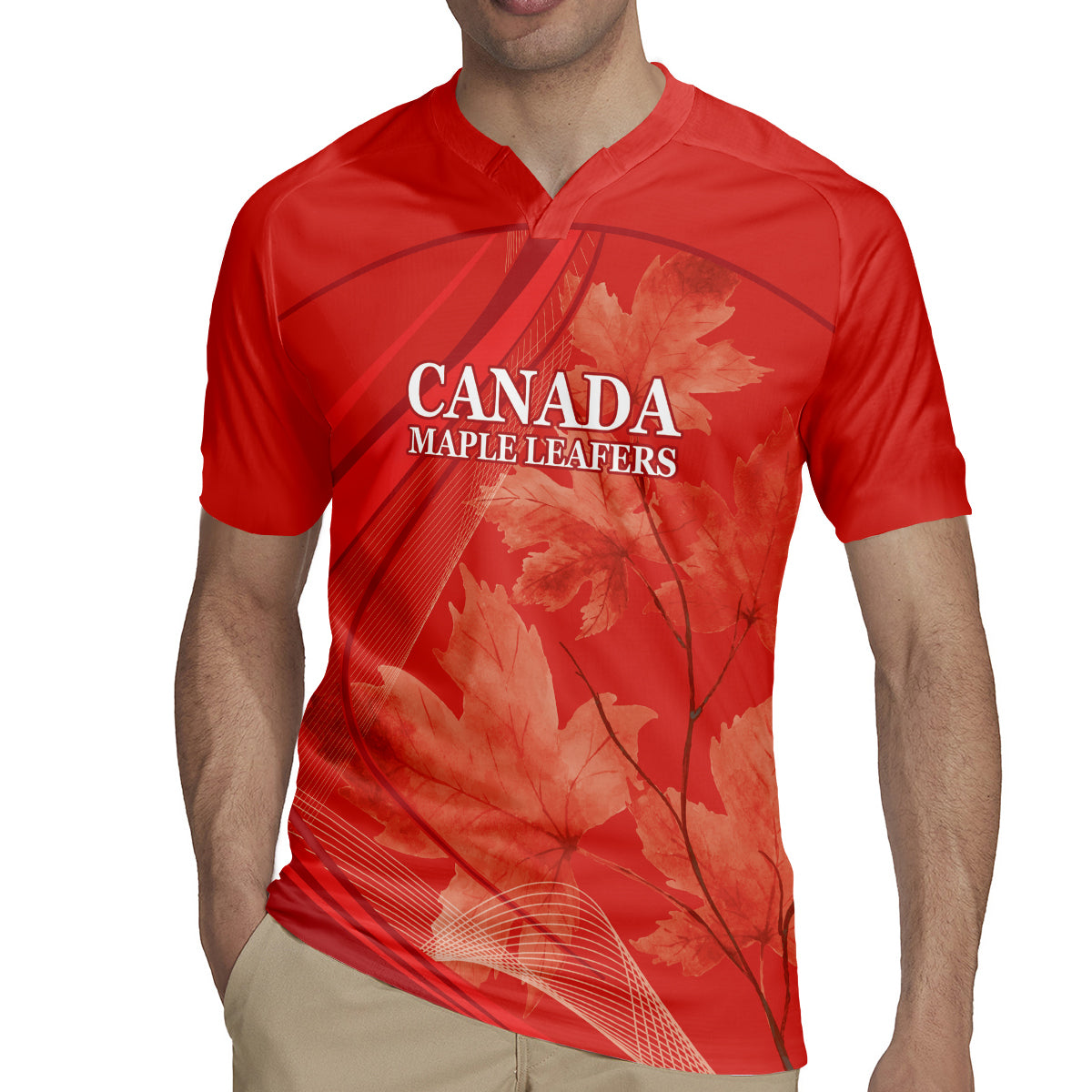 Canada Cricket World Cup 2024 Rugby Jersey Maple Leafers Make Champions - Wonder Print Shop