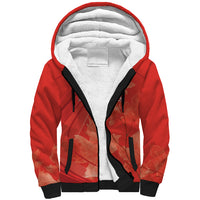 Canada Cricket World Cup 2024 Sherpa Hoodie Maple Leafers Make Champions - Wonder Print Shop