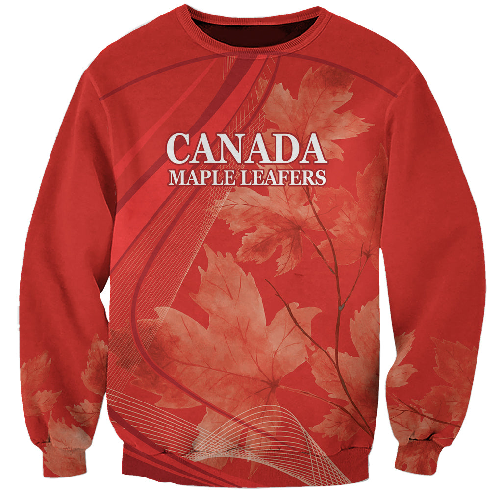 Canada Cricket World Cup 2024 Sweatshirt Maple Leafers Make Champions - Wonder Print Shop