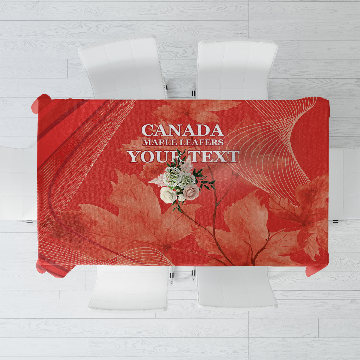 Canada Cricket World Cup 2024 Tablecloth Maple Leafers Make Champions