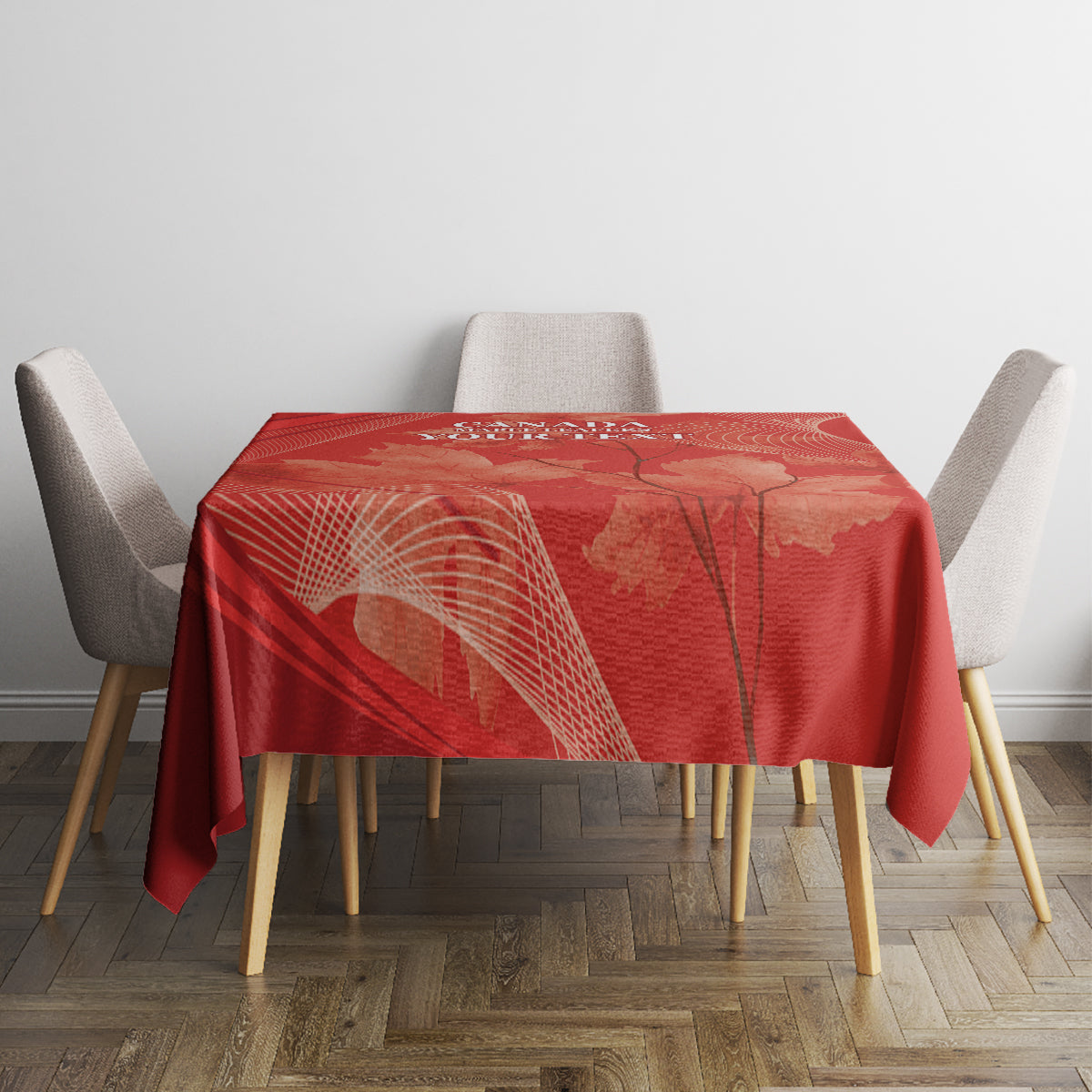 Canada Cricket World Cup 2024 Tablecloth Maple Leafers Make Champions - Wonder Print Shop