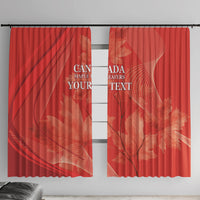 Canada Cricket World Cup 2024 Window Curtain Maple Leafers Make Champions - Wonder Print Shop