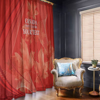 Canada Cricket World Cup 2024 Window Curtain Maple Leafers Make Champions - Wonder Print Shop