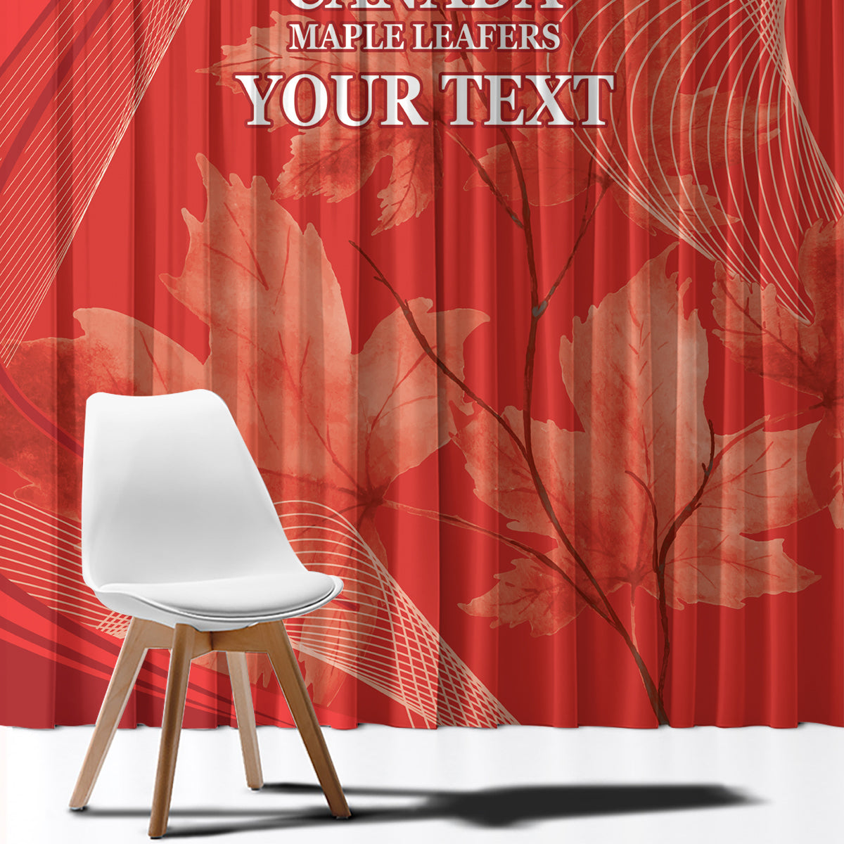 Canada Cricket World Cup 2024 Window Curtain Maple Leafers Make Champions - Wonder Print Shop