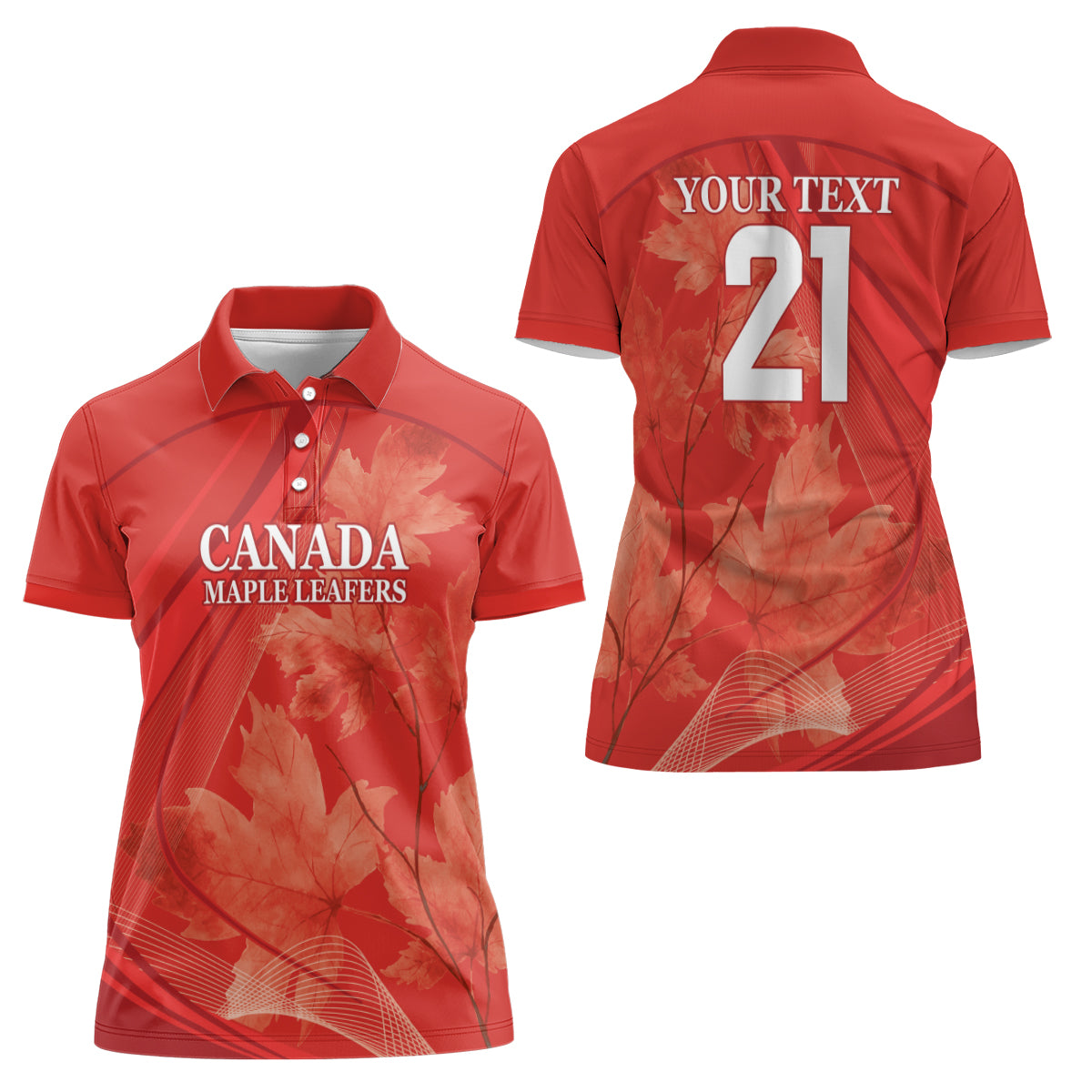 Canada Cricket World Cup 2024 Women Polo Shirt Maple Leafers Make Champions - Wonder Print Shop