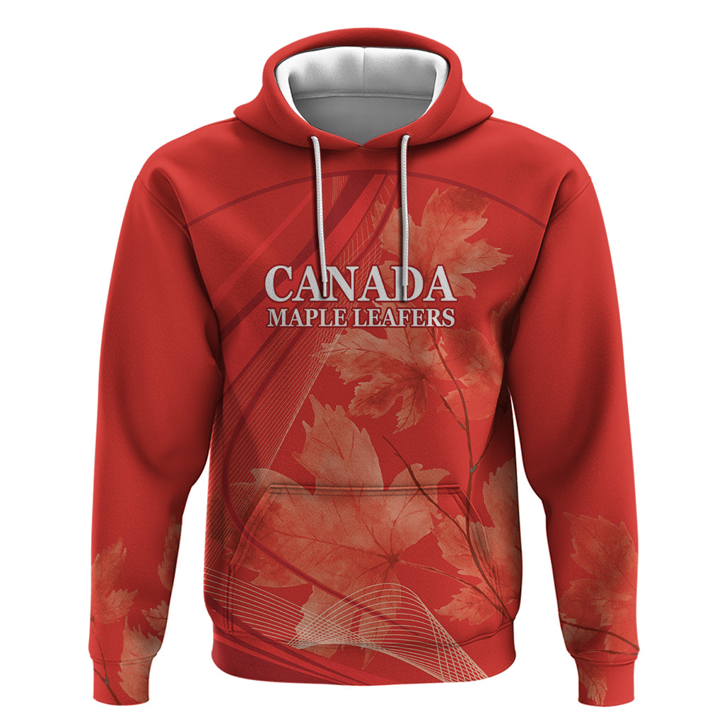 Canada Cricket World Cup 2024 Zip Hoodie Maple Leafers Make Champions - Wonder Print Shop