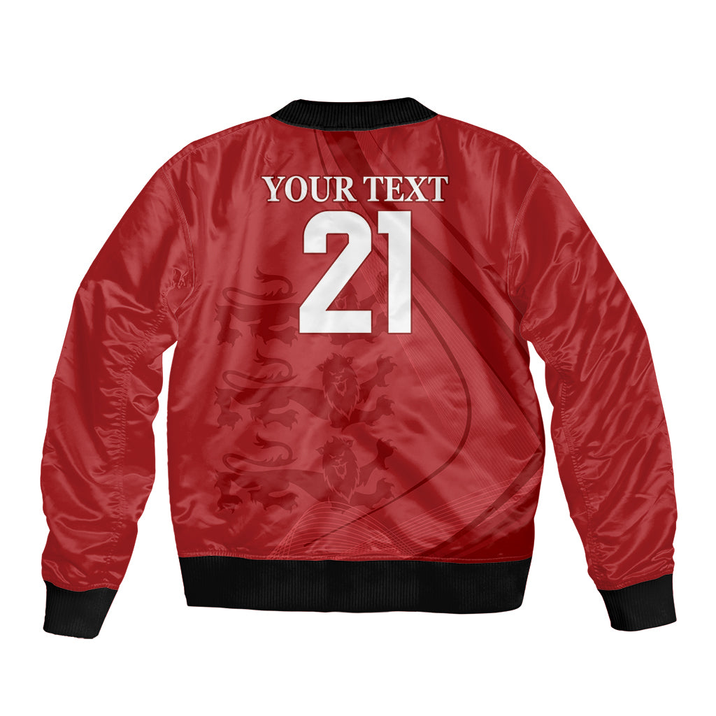 England Cricket World Cup 2024 Bomber Jacket Tri Lions Make Champions LT9 - Wonder Print Shop