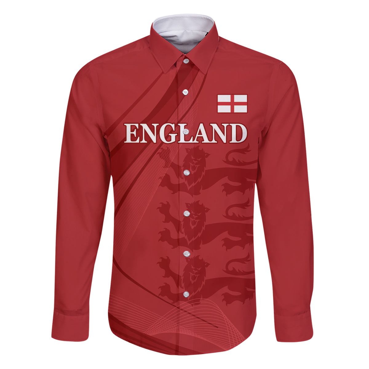 England Cricket World Cup 2024 Family Matching Long Sleeve Bodycon Dress and Hawaiian Shirt Tri Lions Make Champions LT9 - Wonder Print Shop