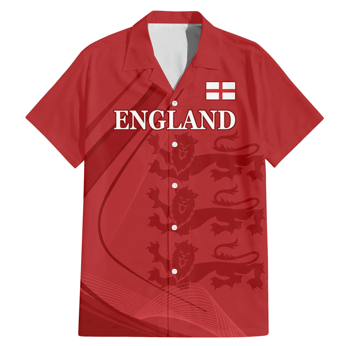 England Cricket World Cup 2024 Family Matching Mermaid Dress and Hawaiian Shirt Tri Lions Make Champions LT9 - Wonder Print Shop