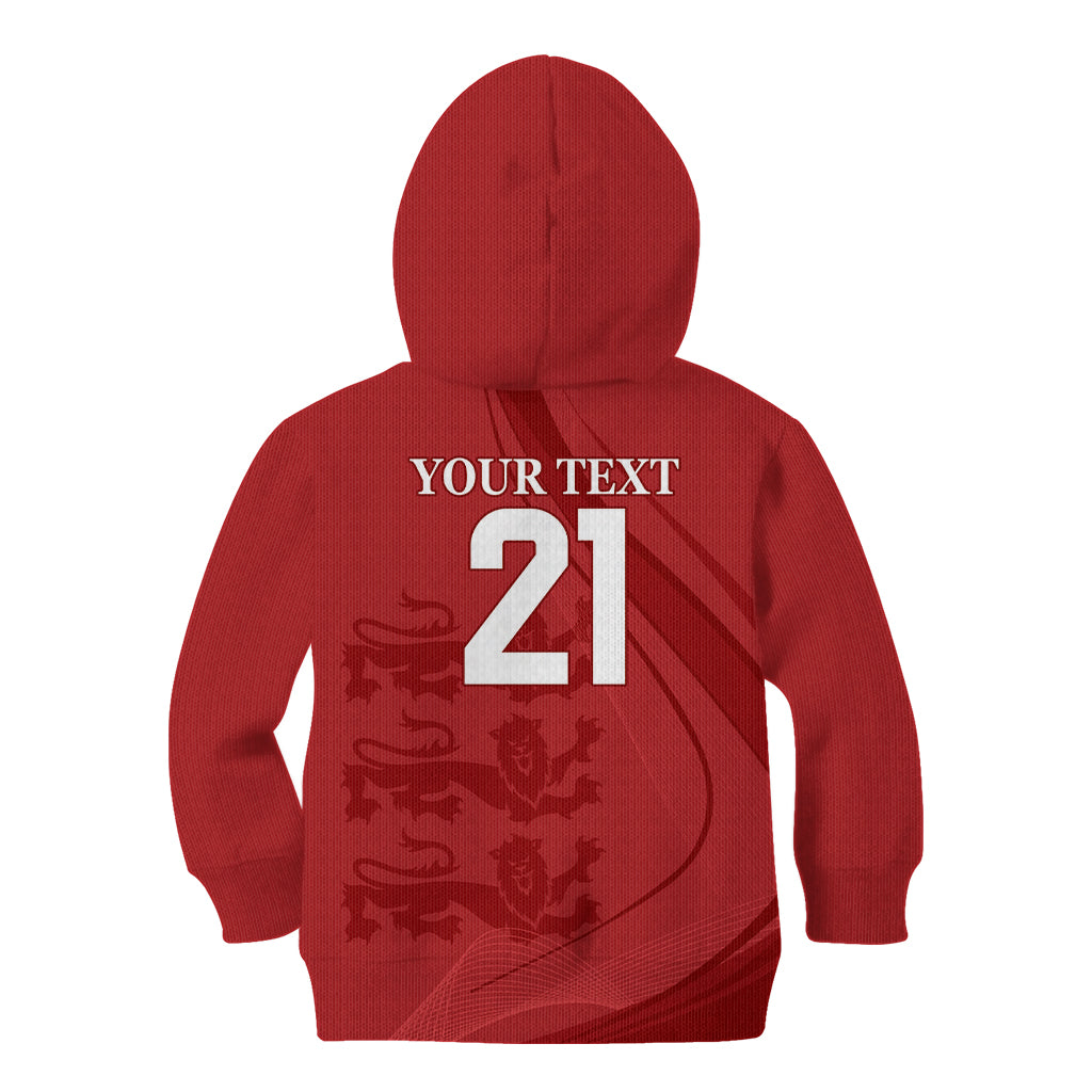 England Cricket World Cup 2024 Kid Hoodie Tri Lions Make Champions - Wonder Print Shop