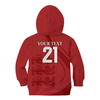 England Cricket World Cup 2024 Kid Hoodie Tri Lions Make Champions - Wonder Print Shop