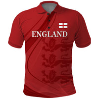 England Cricket World Cup 2024 Polo Shirt Tri Lions Make Champions - Wonder Print Shop