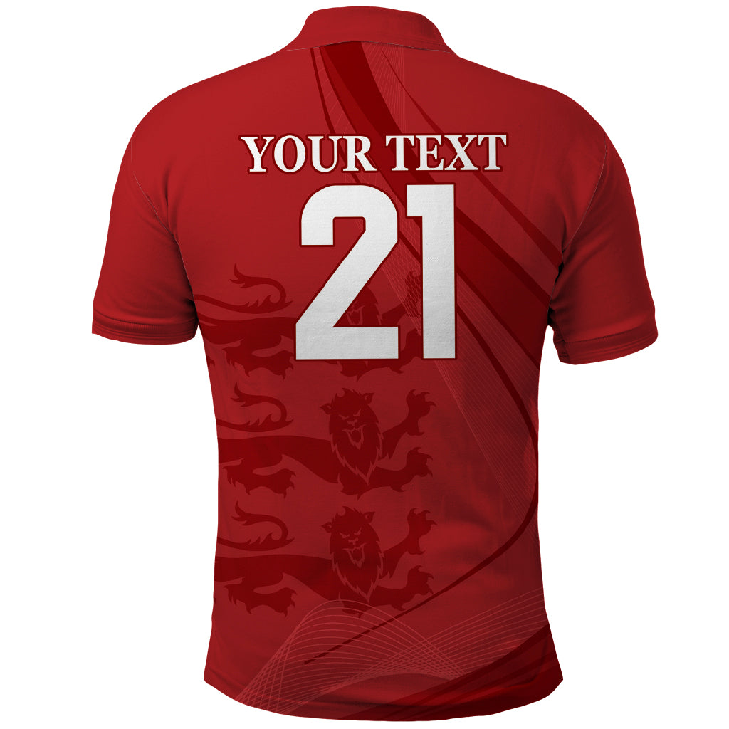 England Cricket World Cup 2024 Polo Shirt Tri Lions Make Champions - Wonder Print Shop