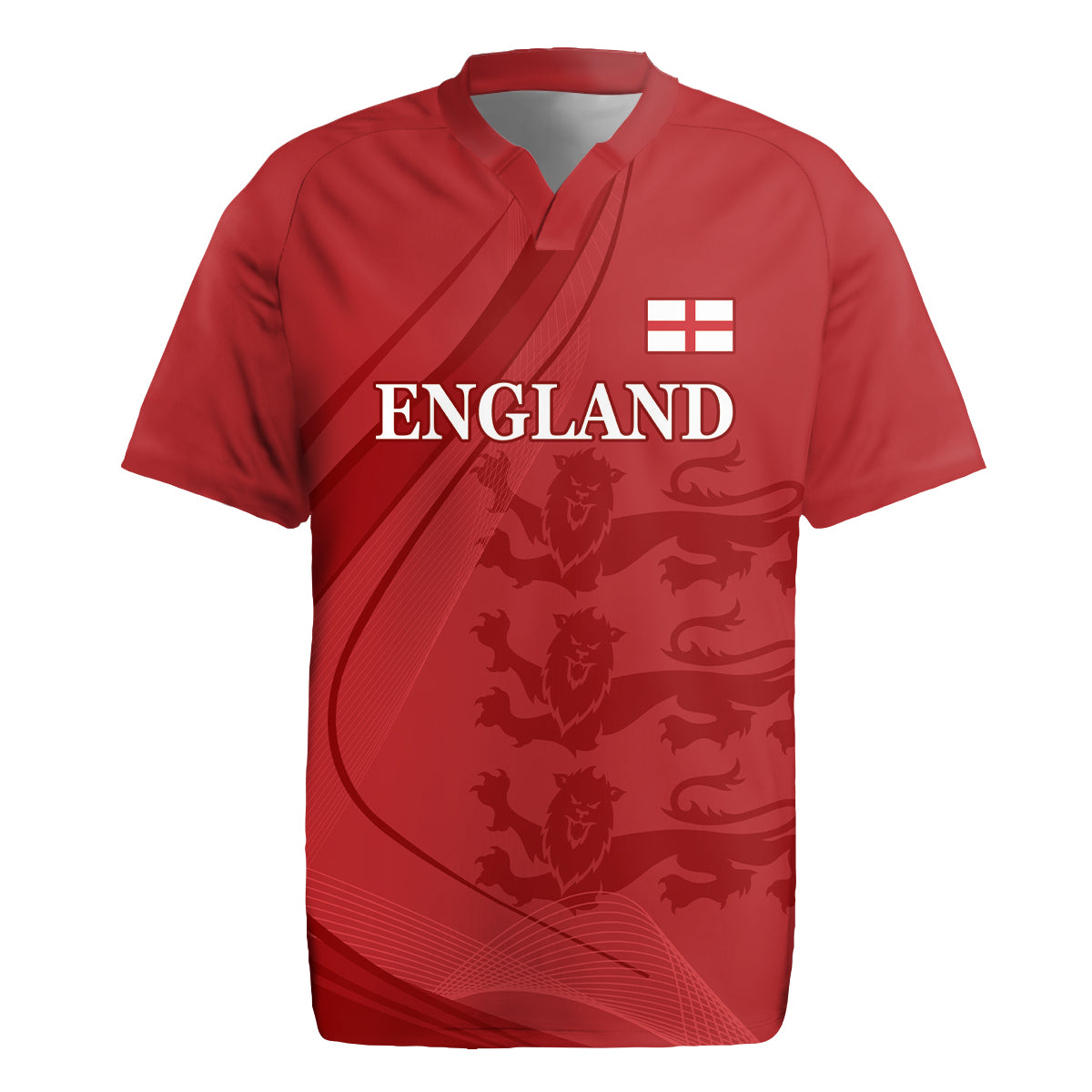 England Cricket World Cup 2024 Rugby Jersey Tri Lions Make Champions - Wonder Print Shop