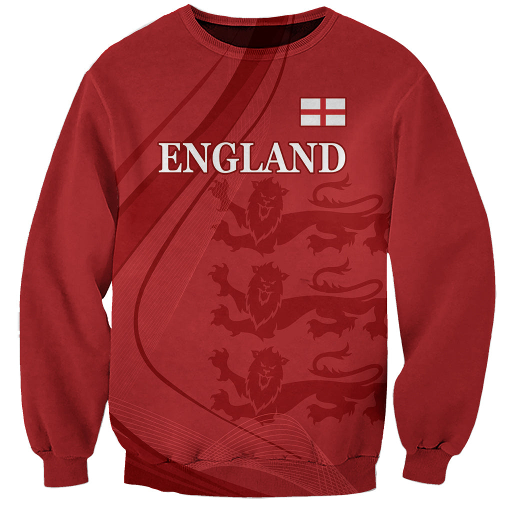 England Cricket World Cup 2024 Sweatshirt Tri Lions Make Champions - Wonder Print Shop