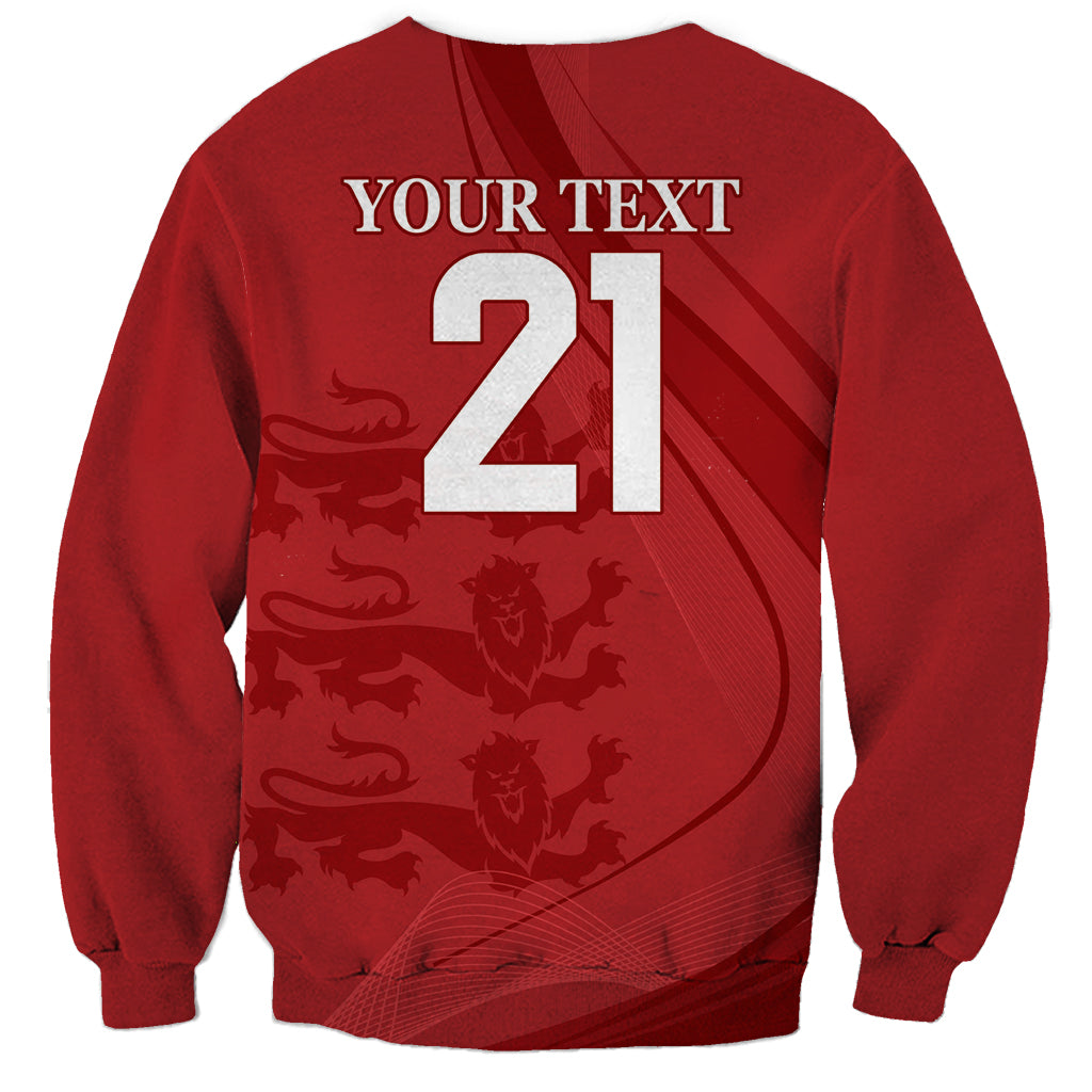 England Cricket World Cup 2024 Sweatshirt Tri Lions Make Champions - Wonder Print Shop