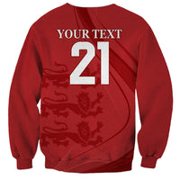 England Cricket World Cup 2024 Sweatshirt Tri Lions Make Champions - Wonder Print Shop