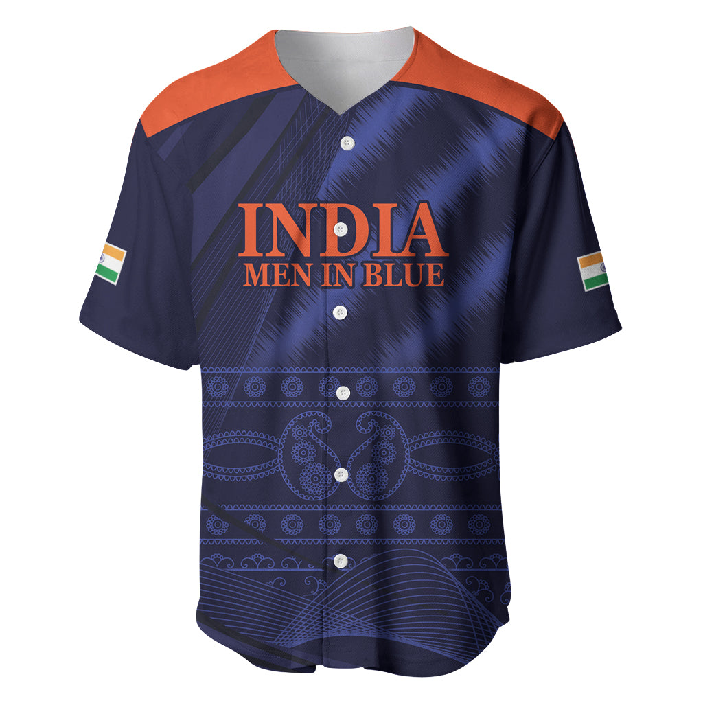 India Cricket World Cup 2024 Baseball Jersey Men In Blue Make Champions