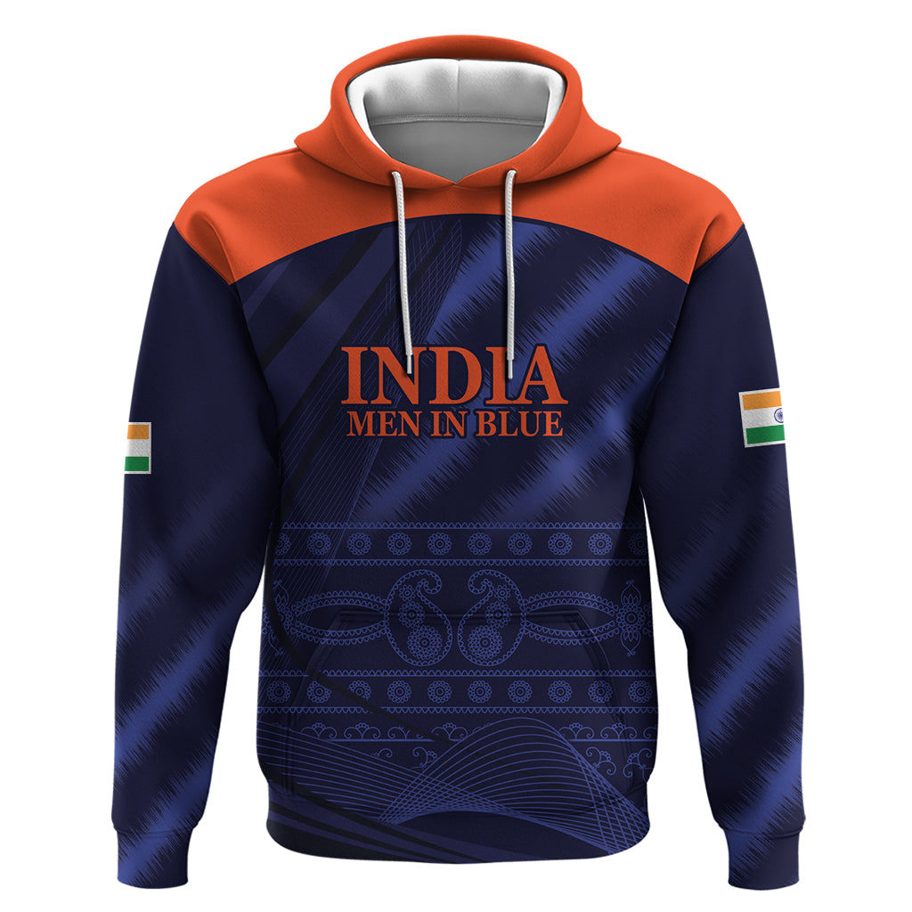 India Cricket World Cup 2024 Hoodie Men In Blue Make Champions